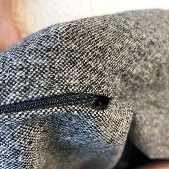 VTG CAROLINE ROHMER Paris Tweed Wool SKIRT Size XS Made in France - Picture 9 of 10